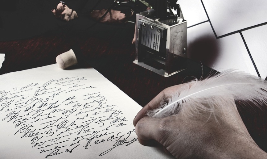 writing a poem
